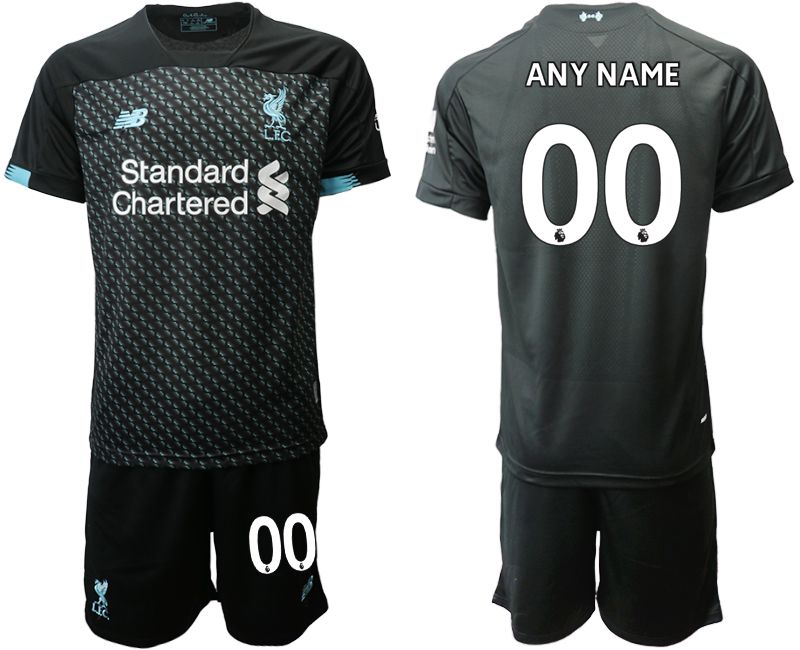 Men 2019-2020 club Liverpool away customized black Soccer Jerseys->women nfl jersey->Women Jersey